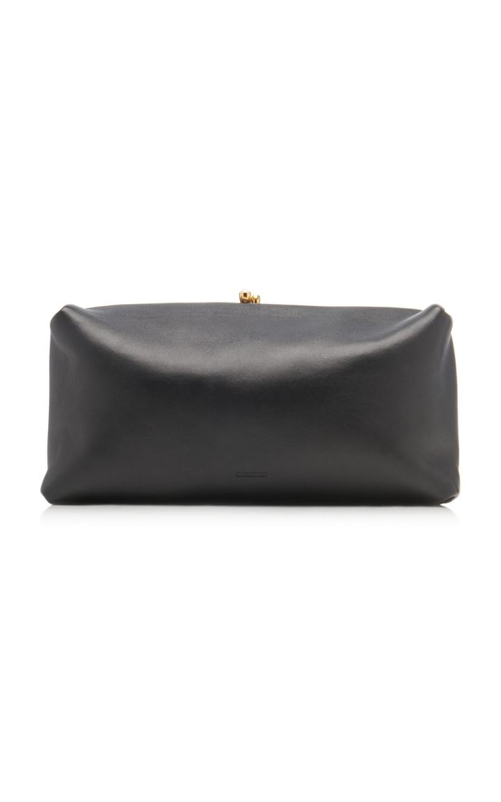 Moda Operandi Jil Sander Goji Soft Leather Clutch