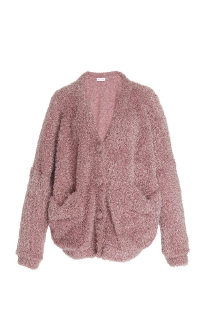 Ryan Lo Long Sleeved Lurex Cardigan