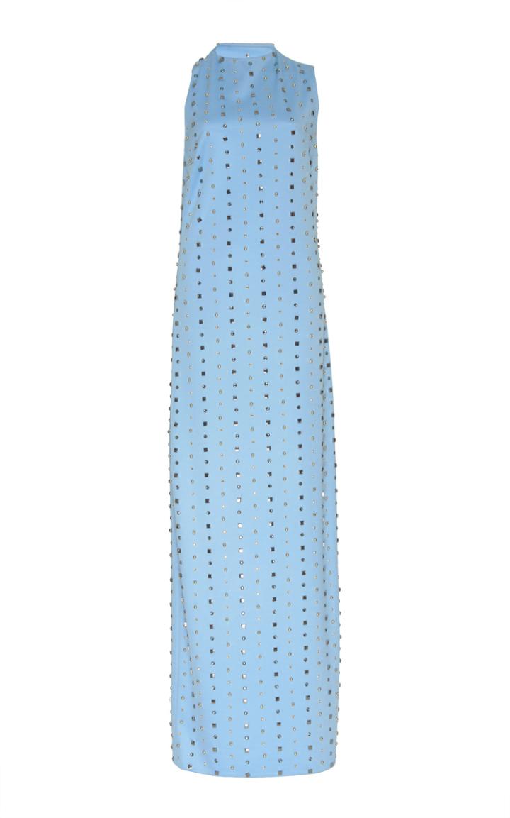 Versace Stud Embellished Gown