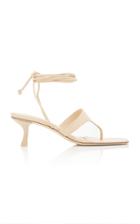 Cult Gaia Vicky Tie-detailed Leather Sandals