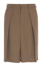 Ami Wide Fit Pleated Bermuda Shorts
