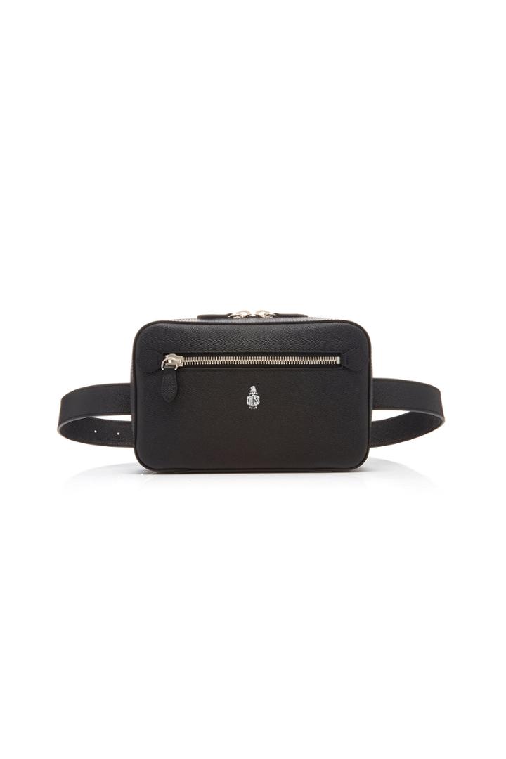 Mark Cross Baker Textured-leather Belt Bag