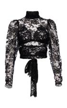 Magda Butrym Noto Lace Cropped Blouse