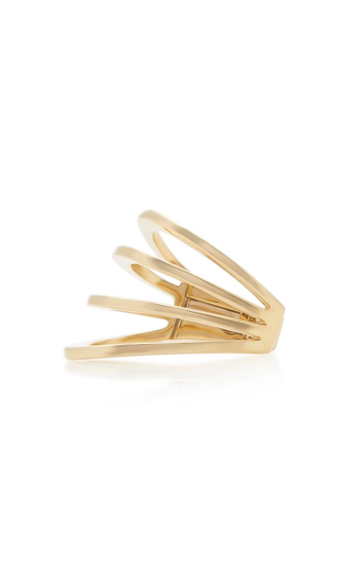 Ef Collection 14k Gold Single Ear Cuff