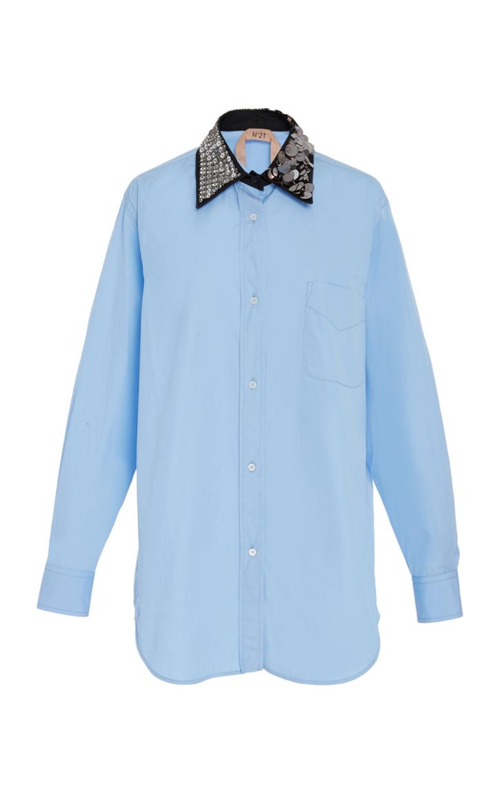 N 21 N&deg;21 Sequin Collar Shirt