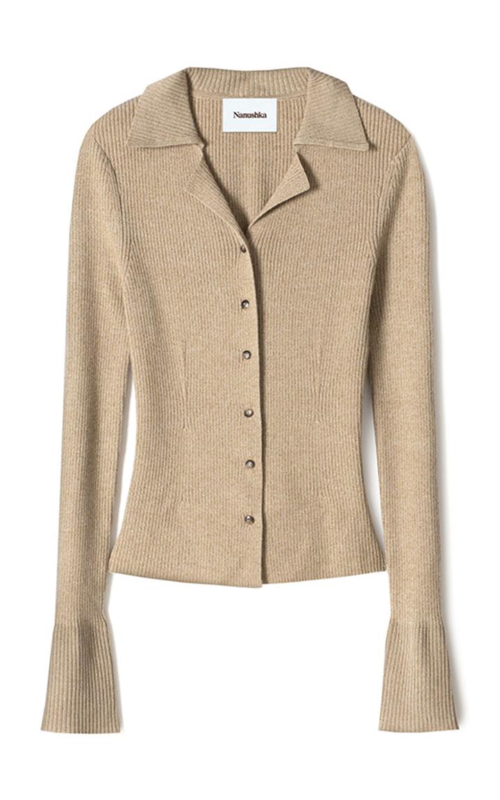 Moda Operandi Nanushka Sid Mlange Wool Top