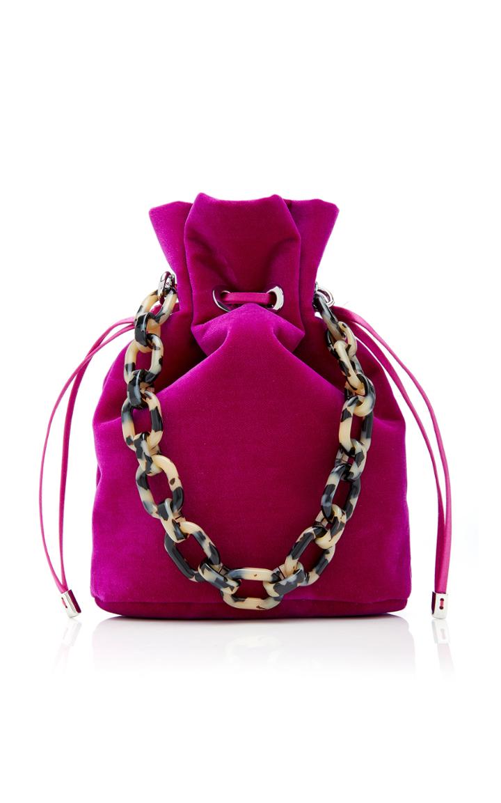 Moda Operandi Edie Parker Shorty Velvet Bag