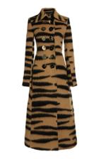 Moda Operandi Paco Rabanne Zebra-print Wool-blend Coat