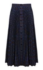Dalood Plaid Midi Skirt