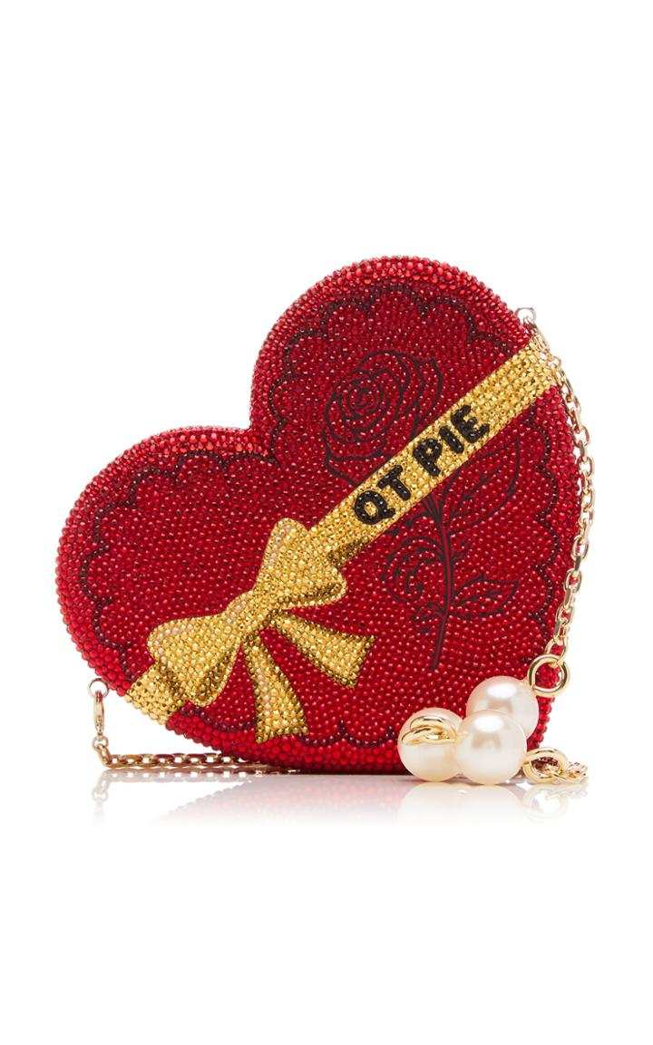 Moda Operandi Judith Leiber Couture Qt Pie Love Heart Crystal Crossbody Bag