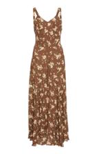Michael Kors Collection Crushed Flare Silk Tank Dress