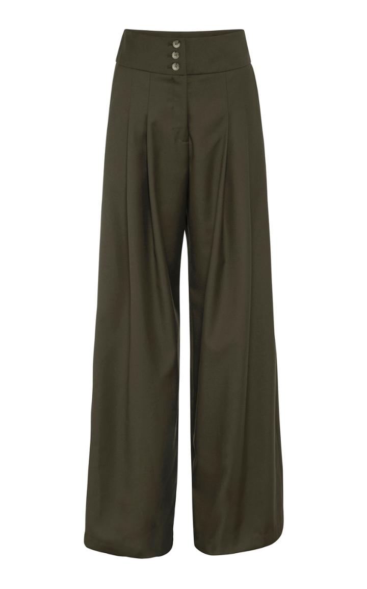 Anna Quan Madison High Rise Pleated Pant