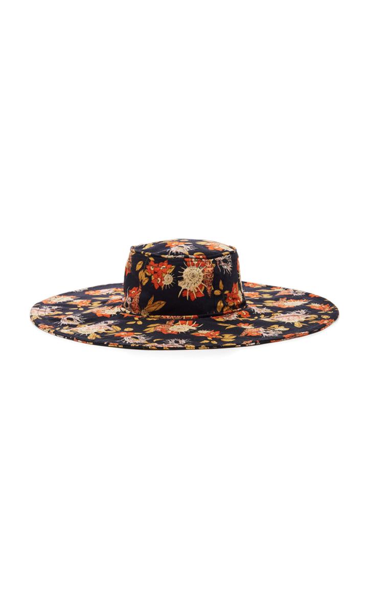 Sensi Studio Printed Felt Hat Size: S