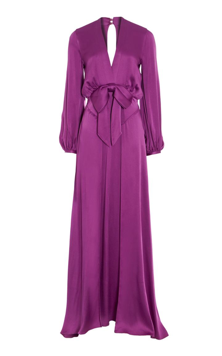 Temperley London Grace Long Sleeve Gown