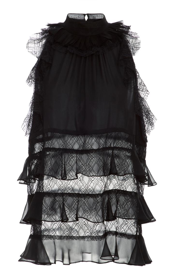 J. Mendel Lace And Ruffle Blouse