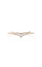 Ginette Ny Wise Diamond And 18k Rose Gold Ring