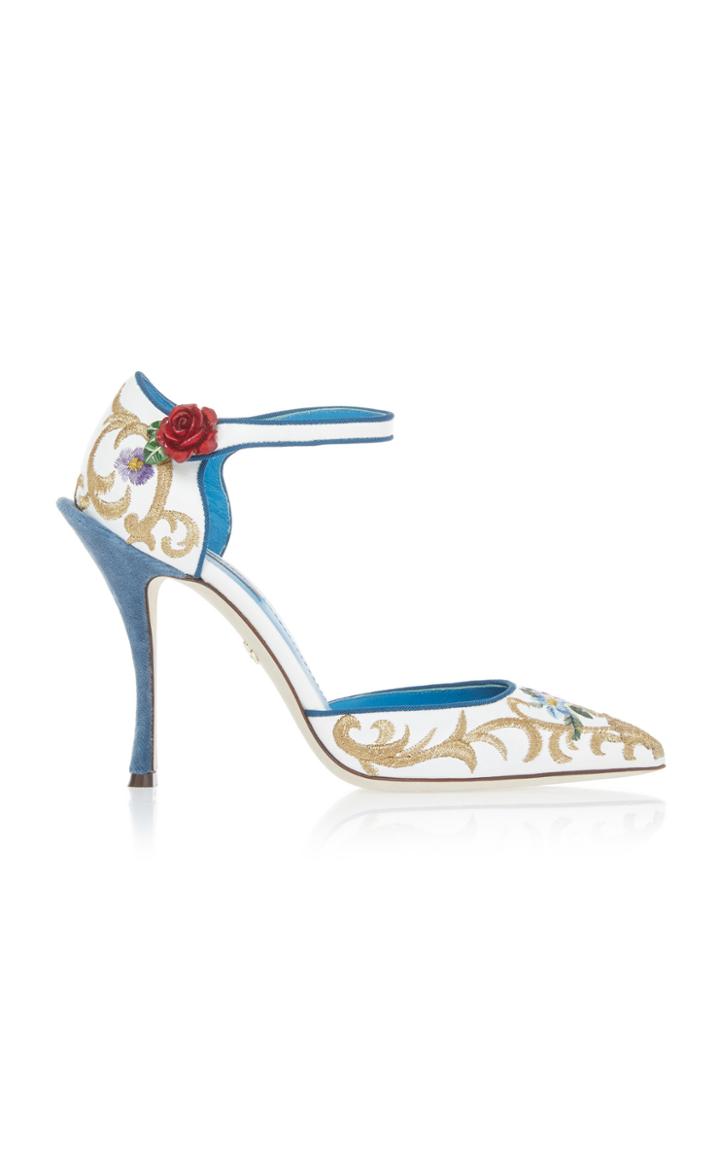 Dolce & Gabbana Embroidered Pump