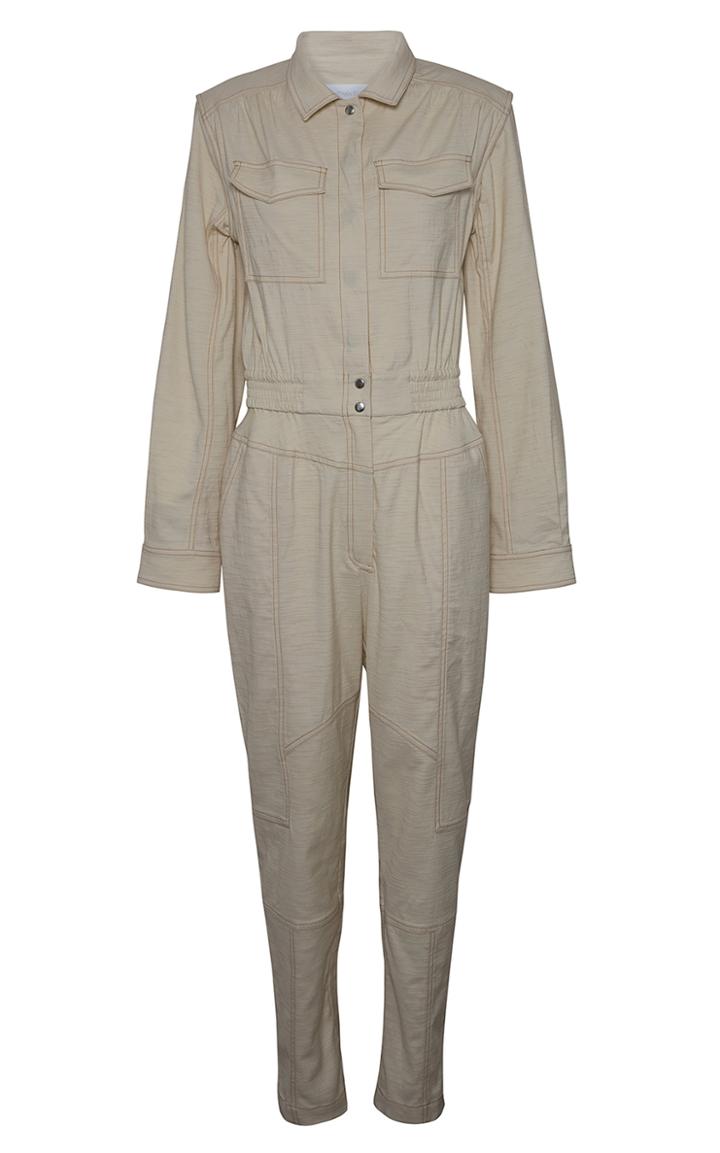 Moda Operandi Jonathan Simkhai Liya Grasscloth Utility Jumpsuit