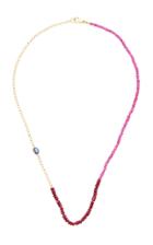 Objet-a 18k Gold Ruby And Sapphire Necklace