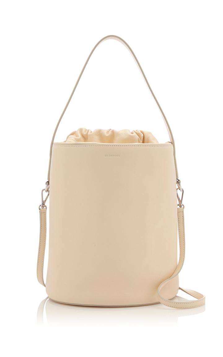 Jil Sander Drawket Medium Soft Leather Bag