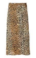 Faithfull The Brand Valois Leopard Midi Skirt