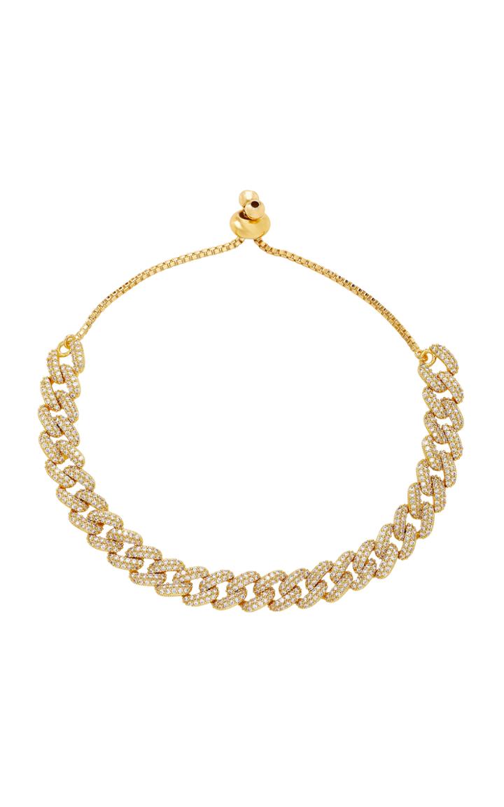 Fallon Armure Pave Curb Toggle Bracelet