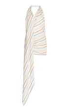 Jacquemus Spezia Striped Cotton And Linen Mini Dress