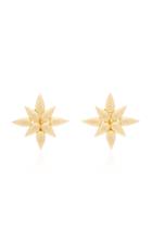 Mer's Star Gold-plated Sterling Silver Earrings