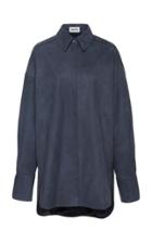 Partow Hugo Oversized Suede Shirt