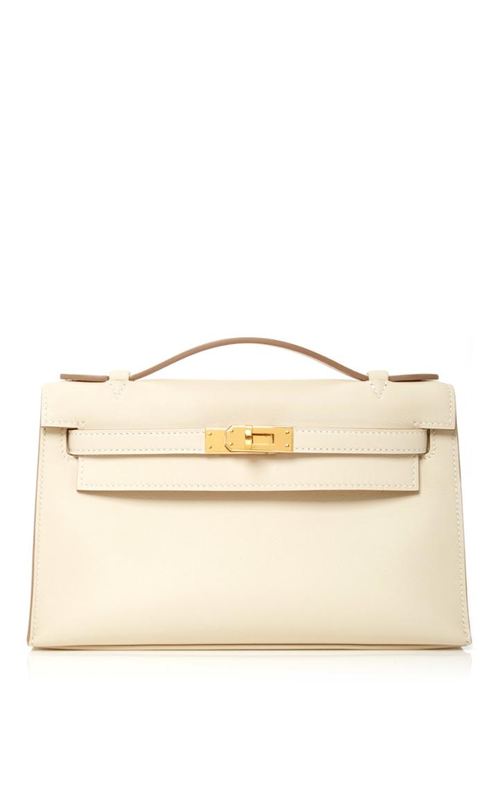 Heritage Auctions Special Collections Hermes Craie Swift Leather Kelly Pochette