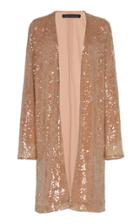 Sally Lapointe Sequined Crepe Jacket Size: 0