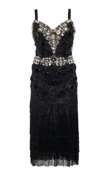 Moda Operandi Dolce & Gabbana Fringed Sequined Dress