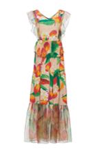 Isolda Isabel Flounce Maxi Dress