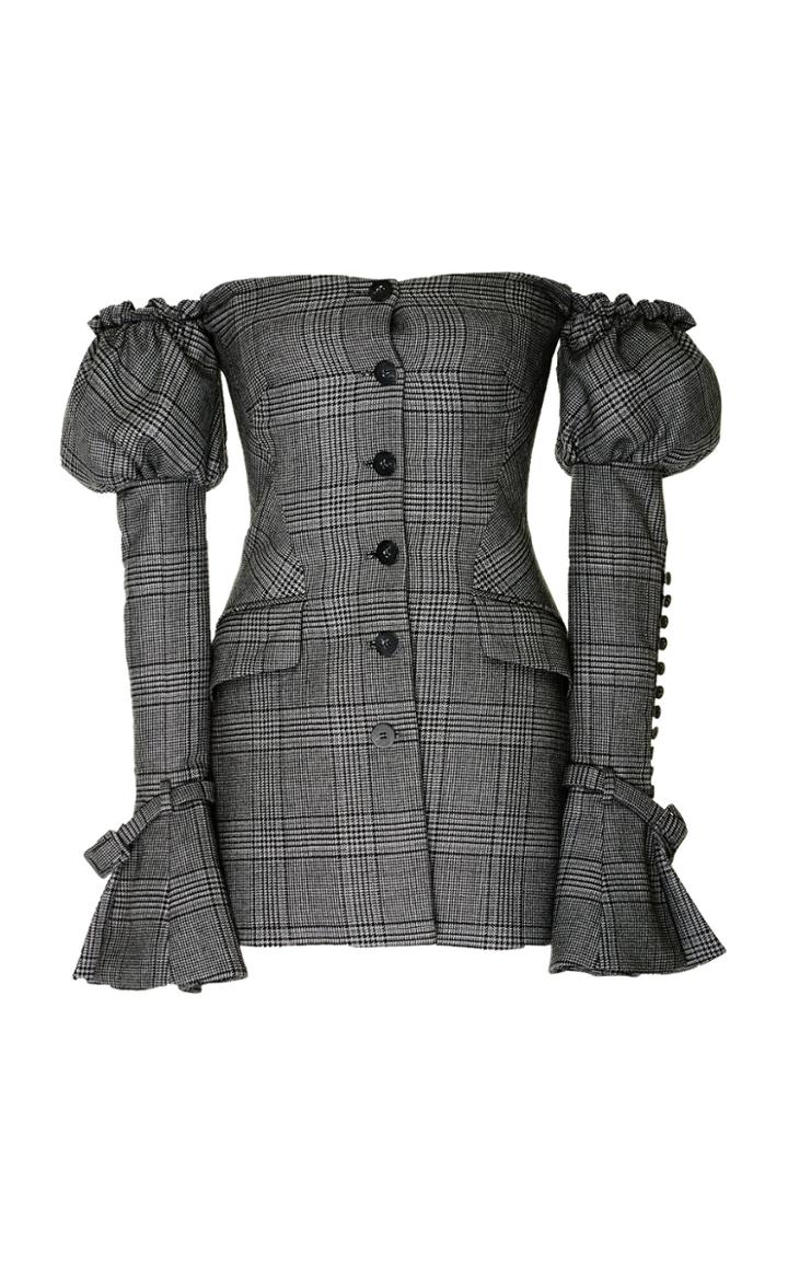 Jonathan Simkhai Wool Corset Jacket