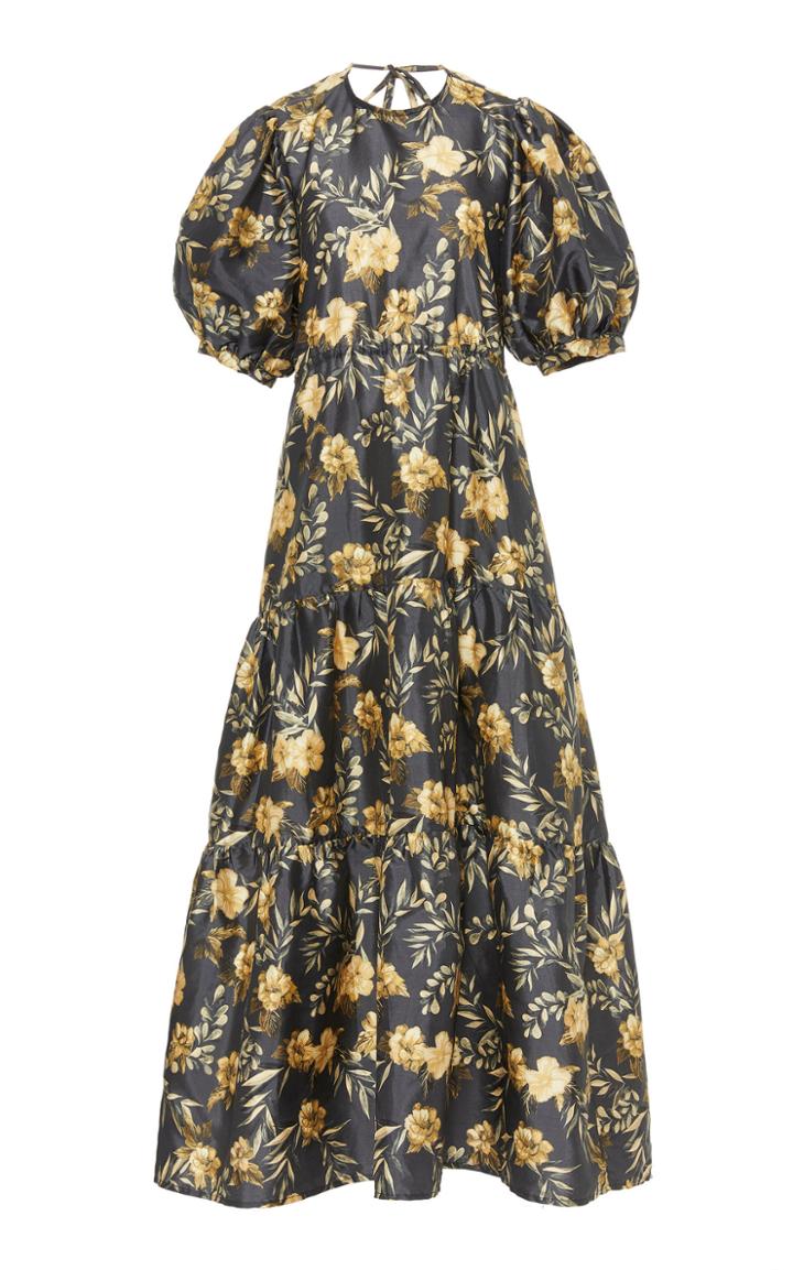 Moda Operandi Sir The Label Carmen Silk Midi Dress Size: 0