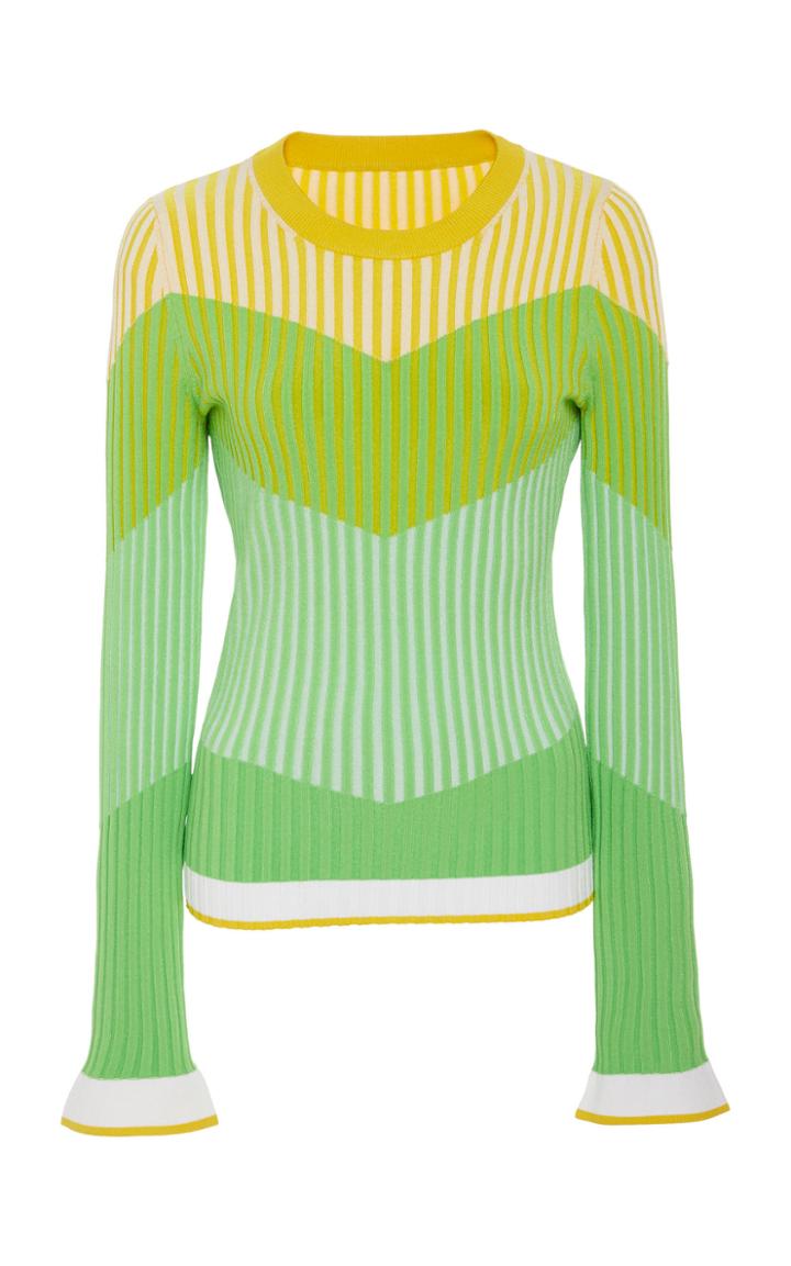 Prabal Gurung Ribbed-knit Top