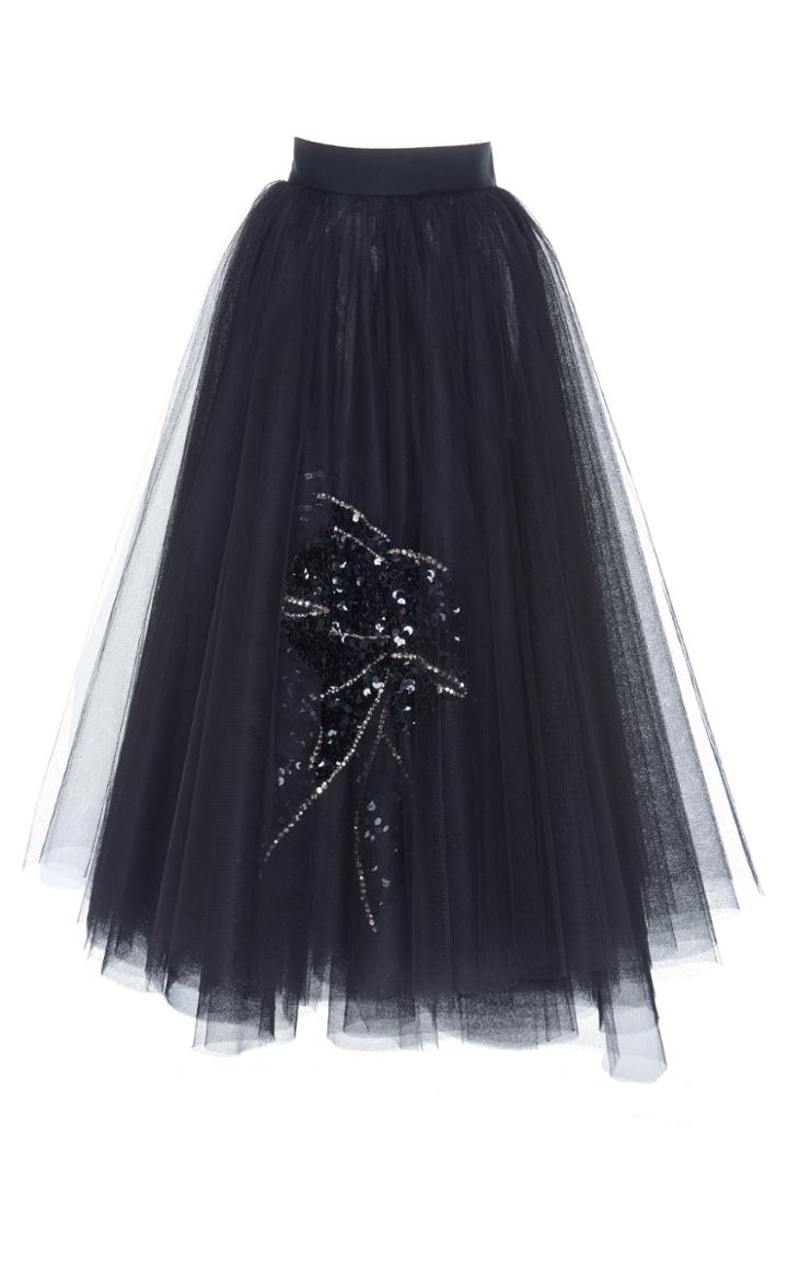Dice Kayek Sequin Embroidered Full Skirt