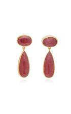 Prounis One-of-a-kind Rhodonite Amphora Earrings