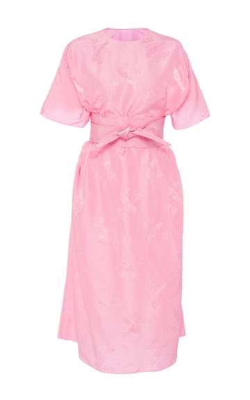 Ms Min Oversized Silk Tunic Dress