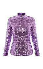 Rasario Sequin Turtleneck Top
