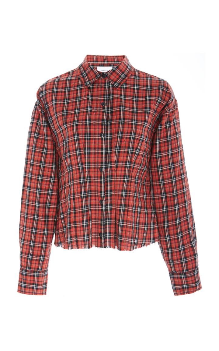Current/elliott The Tella Plaid Shirt