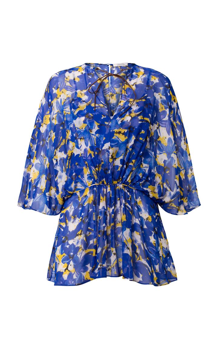 Dorothee Schumacher Caribbean Meadow Cotton Blend Blouse