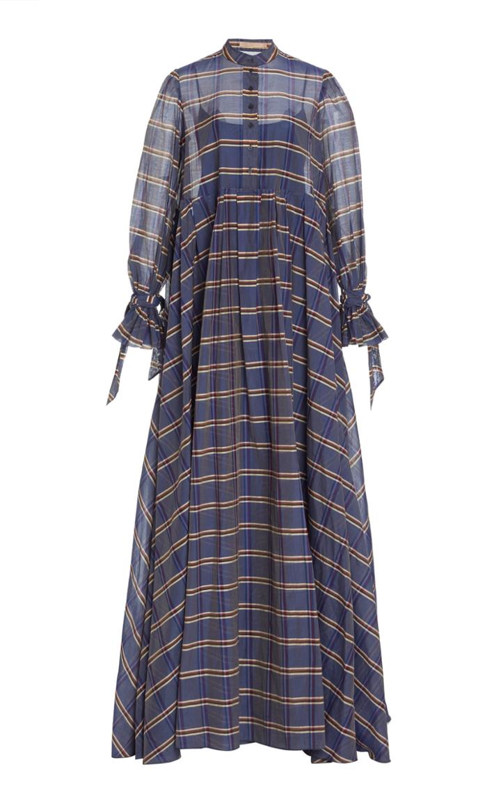 Moda Operandi Brock Collection Rowa Printed Cotton-silk Blend Dress
