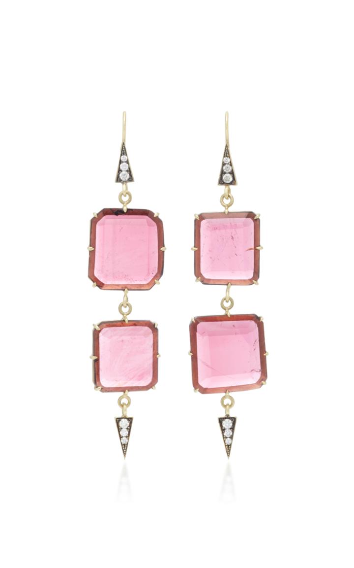 Sylva & Cie Ruby Earrings