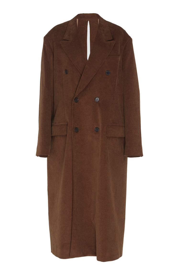 Rokh Tailored Long Cotton Coat