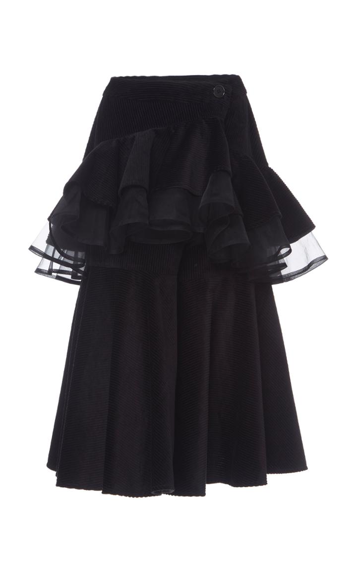 Rahul Mishra Bedford Ruffle Skirt