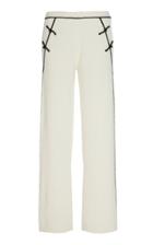 Madeleine Thompson Pallas Embroidered Cashmere Wide-leg Pants Size: S