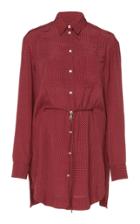 Tre By Natalie Ratabesi Scarlet Silk-blend Tunic