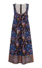 Anna Sui Floral Jacquard Jumper Dress