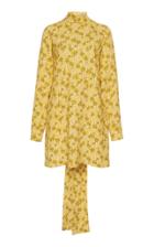 Moda Operandi N21 Floral-print Scarf-detailed Dress Size: 40